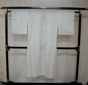 貸衣装処分品　0865　長襦袢（訪問着・留袖用）白　紗綾型（中古）〈レターパック不可〉