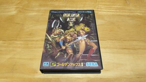 ★MD「ゴールデンアックスⅡ(GOLDEN AXEⅡ)」箱・取説付き/SEGA/メガドライブ/MEGA DRIVE/ACT/アクション/レトロゲーム/Dark Guld★