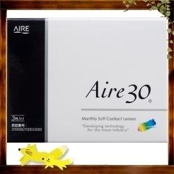 定形外 アイレ３０ Aire30 クリアコンタクト 1ヶ月 コンタクトレンズ 度あり 度入り 度付き ２箱セット BC8.8