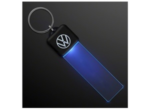 VW US純正 アクリル・LEDキーリング/#059 ネオンブルー【GENUINE PARTS】新品/