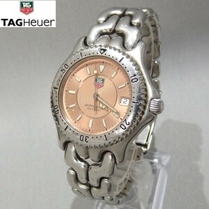 ★TAG Heuer S/el professional 200M WG111D デイト ピンク文字盤 クォーツ 腕時計 セルシリーズ プロフェッショナル タグホイヤー★