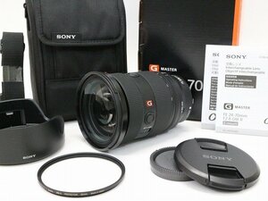 ●○【美品・元箱付】SONY SEL2470GM2 FE 24-70mm F2.8 GM II カメラレンズ 標準 ズーム Eマウント ソニー ケース付○●020914004m○●