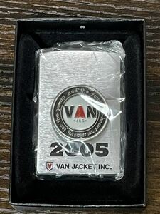 zippo VAN JACKET INC. 2005 限定数 200個 JAC 立体メタル 2004年製 シルバーメタル SILVER METAL シリアルナンバー NO.090/200