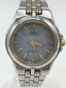 CITIZEN◆Eco-Drive/ソーラー腕時計/アナログ/E030-K16261