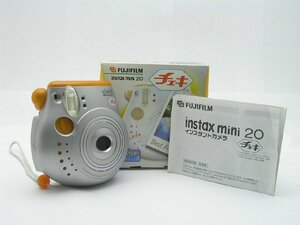 ★ハローカメラ★0174 FUJIFILM instax mini 20 チェキ 箱.説明書付 動作品 現状 1円スタート 即決有り