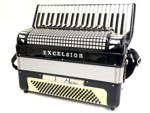 【動作保証】EXCELSIOR Model 318 鍵盤式 アコーディオン 42鍵盤 120ベース 鍵盤楽器 中古 良好 T8759863