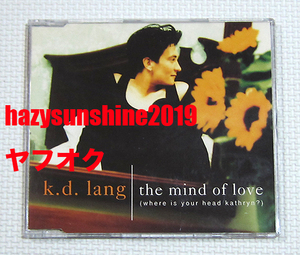 K.D. LANG 3 TRACK CD THE MIND OF LOVE INGENUE アンジャニュウ K.D. ラング KD