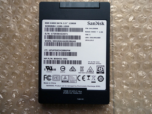 ★ SAMSUNG SATA SSD X400 128GB SD8SB8U-128G 中古 ★