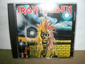 名手Dennis Stratton/故Clive Burr/Paul Dianno在籍時 衝撃の初期大傑作1st「Iron Maiden」米国仕様版　輸入盤中古。