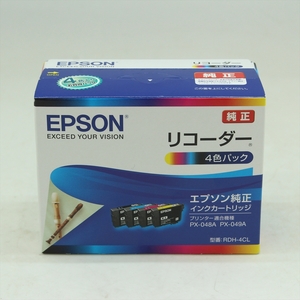 ▼ EPSON エプソン RDH-4CL 純正インク 4色パック リコーダー PX-048A / PX-049A 用 使用推奨期限2025年9月 未使用品