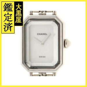 CHANEL シャネル レディース時計 プルミエールS ホワイトシェル文字盤 SS/革 クオーツ H1639【434】