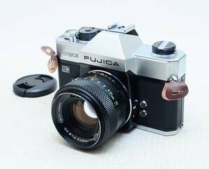 FUJICA ST801 シルバー EBC FUJINON 55/1.8レンズ付　綺麗な完動品