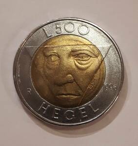 サンマリノ 1996年 500リラ 硬貨