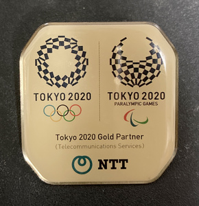 ★非売品☆東京オリンピック パラリンピック NTT ピンバッジ 東京2020☆★