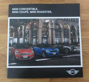 1091 MINI CONVERTIBLE/MINI COUPE/MINI ROADSTER　パンフレット