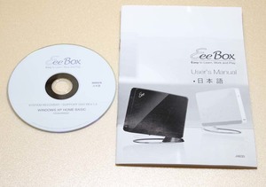 EeeBox SYSTEM RECOVWRY/SUPPORT DVD 2