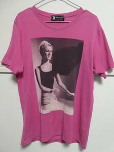 HYSTERIC GLAMOUR ヒステリックグラマー Andy Warhol アンディーウォーホル Tシャツ　M　ピンク