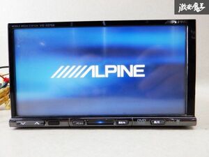 通電確認済み ALPINE アルパイン HDDナビ VIE-X075B DVD再生 カーナビ 棚D5