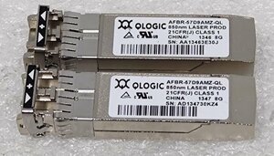 ●[2個セット] QLogic AFBR-57D9AMZ-QL [8GB FibreChannel用 SFP+ LC GBIC] SFP+モジュール Transceiver