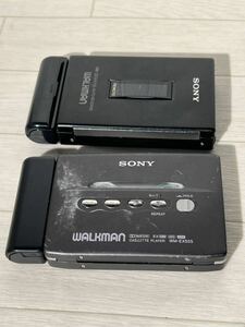 ☆ SONY ソニー WALKMAN カセットプレーヤー ポータブルプレーヤー　WM-EX555 / WM-607 2点　まとめ　ジャンク☆