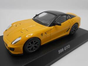 1/64　京商　Ferrari　フェラーリ　599 GTO　イエロー　ミニカー　コレクション　 