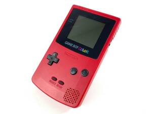 5T2★通電OK★ Nintendo 任天堂 GAME BOY COLOR ゲームボーイ カラー レッド (CGB-001) ゲーム機