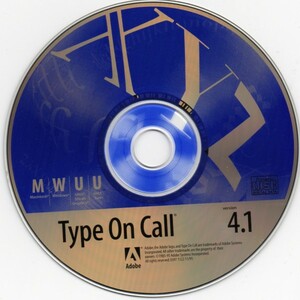 【同梱OK】 Adobe Type On Call Ver.4.1 / Windows / Mac / UNIX