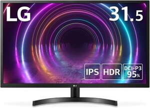 【新品】LG 31.5インチ液晶モニター 32ML600M-B HDR10対応 広視野角IPSパネル 大画面31.5型フルHDディスプレイ HDMI