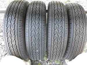 （OG）山ありブリヂストンタイヤ４本セット 145/80R12 80/78N LT K370 軽トラ/軽バン ベース（検索 ハイゼット/キャリー/サンバー/6PR/汎用