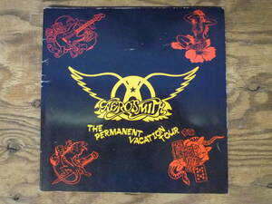 ▼ライブパンフレット エアロスミス AEROSMITH THE PERMANENT VACATION TOUR 1988年製 ※ジャンク品 ■80