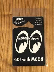 mooneyes moon Equipped eyeshape アイシェイプ パーキング パーミット ムーンアイズ　moon eyes ドライブサイン 黒 ブラック