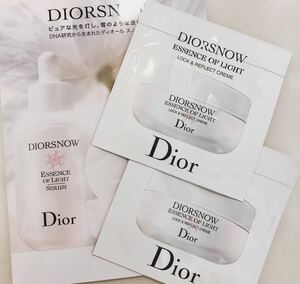 新品未使用　今月入手　Dior ディオール スノーエッセンスオブライト　薬用クリーム　サンプル　2包セット