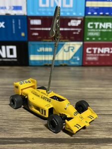 ◎Lotus 99T メモスタンド◎オリジナル加工品 メモクリップ 車雑貨 文具 ハンドメイド ロータス F1