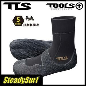 5mm 指割れ 足袋 サーフブーツ 保温力のあるストレッチ素材 TLS SURF BOOTS SPLIT TOE TOOLS ツールス/ソフトブーツ サーフィン 24cm 新品