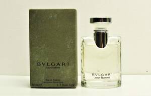 BVLGARI/ブルガリ/pour Homme 50ml/箱付/EAU DE TOILETTE/香水/made in ITALY/