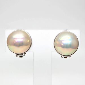 TASAKI(田崎真珠)◆K14 マベパールイヤリング◆A◎ 約8.6g パール pearl ジュエリー earring jewelry EB5/EC0