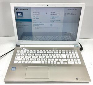 NT: TOSHIBA TX/5GG　Corei3-7100U　2.40GHz /4GB/ 無線マルチノート