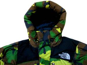 激レア THE NORTH FACE　ノースフェイス バルトロライトジャケット　M　迷彩　CAMO ウッドカモ　 光工学　ダウン