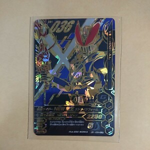 【新品未使用】ガンバライジングZB1弾 パラレル LR 仮面ライダー NEW電王 ストライクフォームGG3-036☆