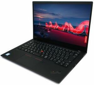 中古 ノートパソコン Lenovo レノボ ThinkPad X1 Carbon 2019 20R2S1QP00 Core i5 メモリ：8GB 6ヶ月保証