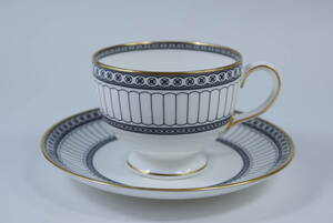 ウェッジウッド コロネード ブラック カップ&ソーサー Wedgwood COLONNADE BLACK 緑壺＆黒壺 廃盤