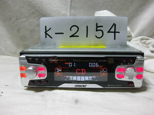 K-2154　SONY　ソニー　CDX-C450X　1Dサイズ　CDデッキ　故障品