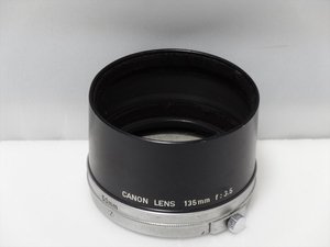 Canon 純正 レンズフード キヤノン LENS 135mm F3.5 用 50mm メタルフード 送料220円　535