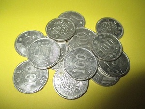 ★稲100円銀貨《昭和41年》　 20枚　　極美～準未使用