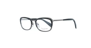 卸売価格（69000円相当） YOHJI YAMAMOTO メガネフレーム 眼鏡 ヨウジヤマモトメンズ 日本製 ブラック メタル 新品 ブラック×シルバー