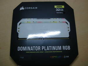 CORSAIR メモリ DOMINATOR PLATINUM RGB 16GBX2枚 DDR5-5600MHz CMT32GX5M2B5600C36W