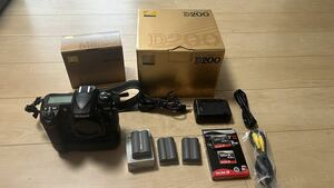 ★美品★Nikon D200+バッテリーグリップMB-D200セット　元箱付★