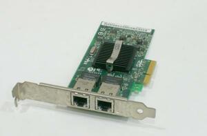 Dell 0X3959 (Intel PRO/1000PT) Dula Port Gb LANカード PCI-E