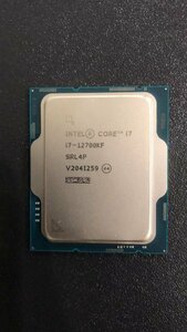 CPU インテル Intel Core I7-12700KF プロセッサー 中古 動作未確認 ジャンク品 - A622