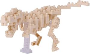 新品　送料無料 ナノブロック ティラノサウルス骨格モデル NBC_185 恐竜　標本　nanoblock　 おもちゃ・知育玩具　カワダ 
